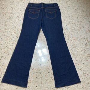 Ann Taylor LOFT HIGH RISE FLARE JEANS Sz 10/33Long
